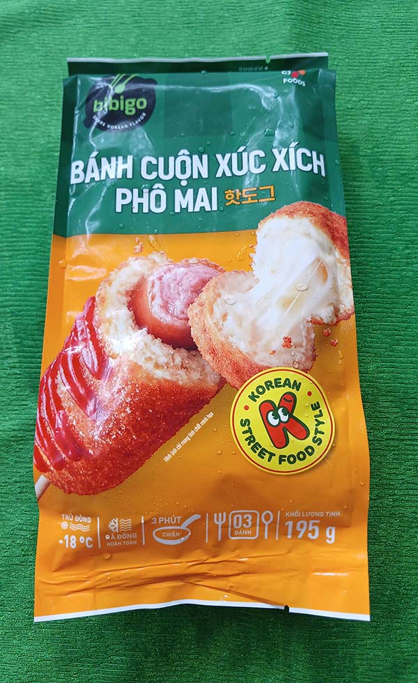 Bánh cuộn xúc sích phô mai - Thực Phẩm Đông Lạnh Minh Huy - Công Ty TNHH Sản Xuất Thương Mại Minh Huy